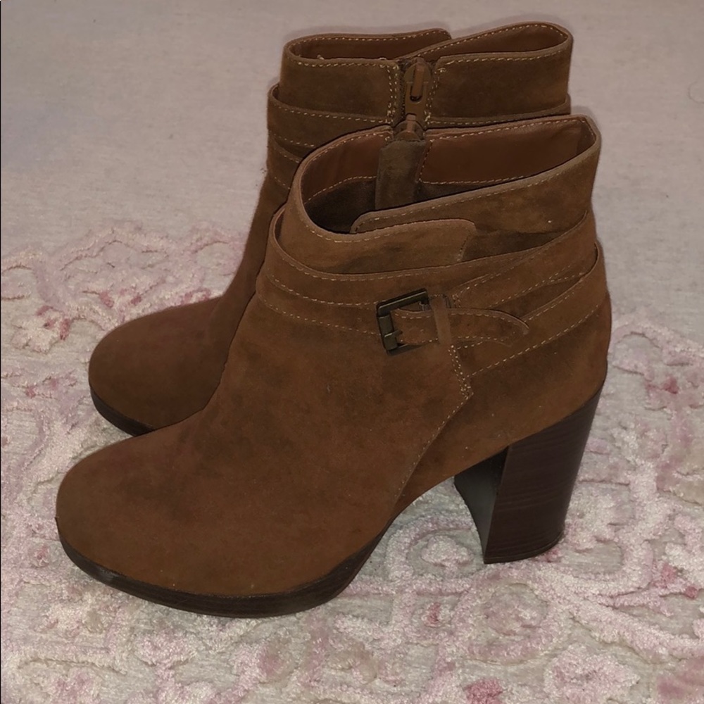 Brown booties